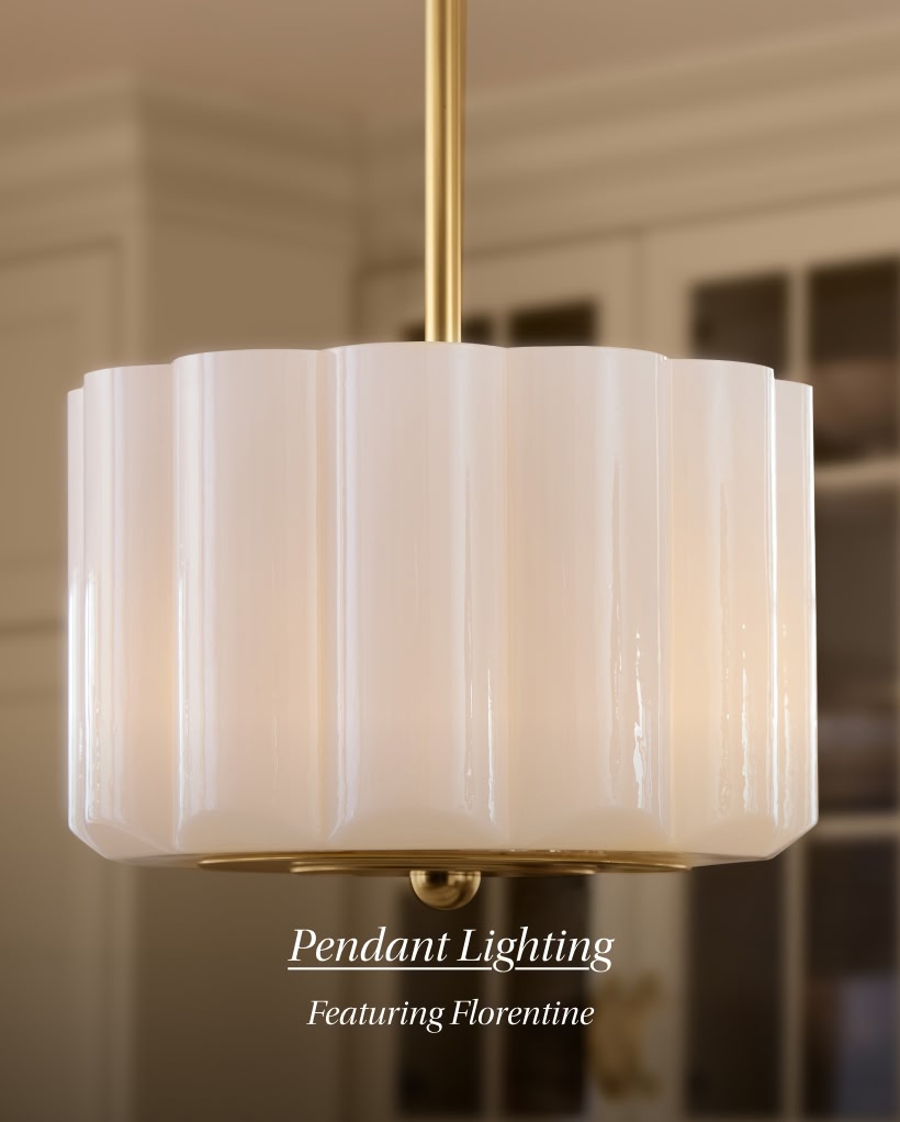 Pendant Lighting. Featuring Florentine.