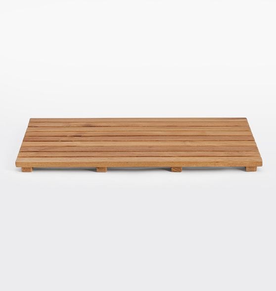 Cambridge Casual Superior Indonesian Estate Bath and Shower Mat, Natural Teak