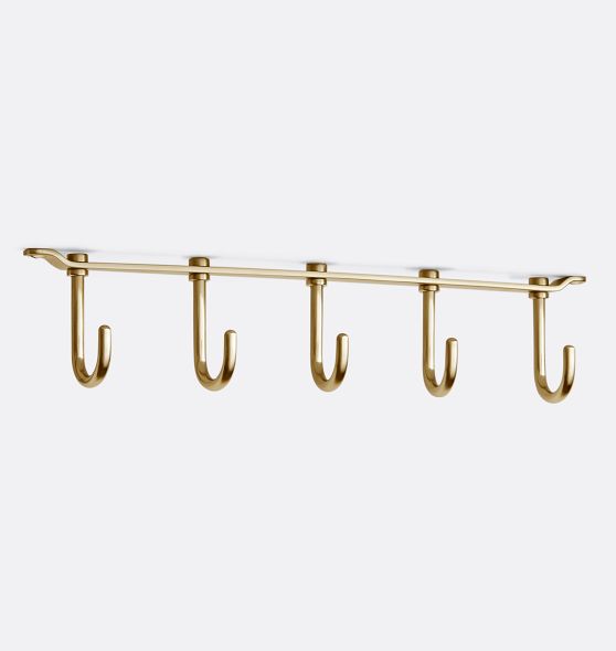  SCDZS Wall Mounted Double Paper Towel Holder Brass +