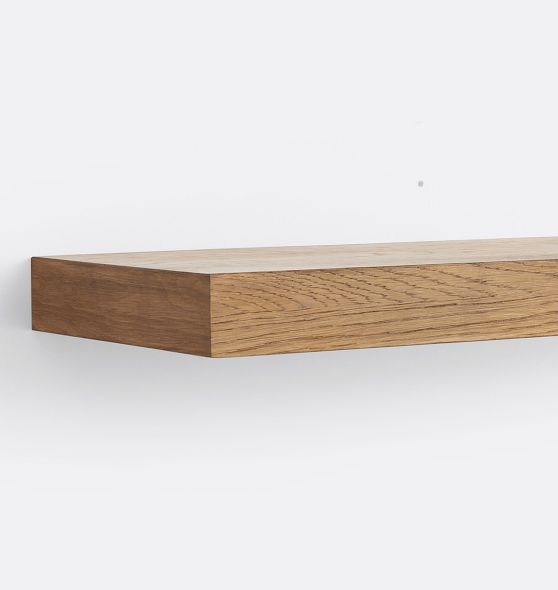 Floating Wood Shelf with 4 Height