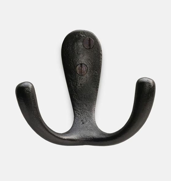 Set of Two Iron Wall Hooks - Traditional - Wall Hooks - by Resoursys  Unlimited, Inc.