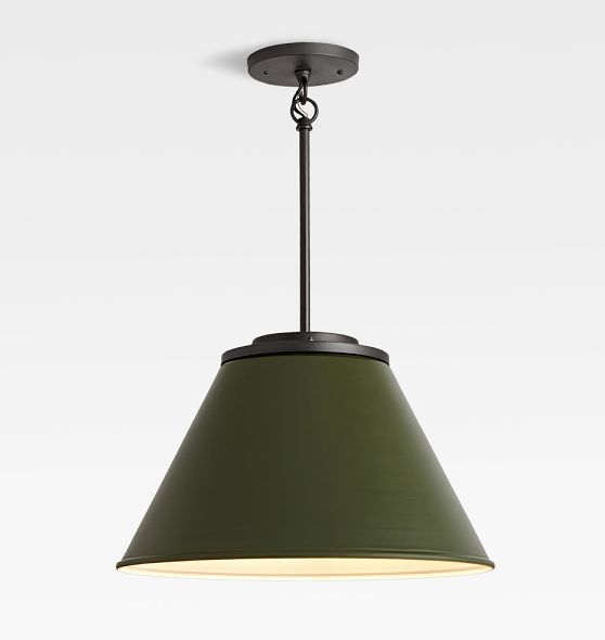 8 Brass Reflector Cone Shade