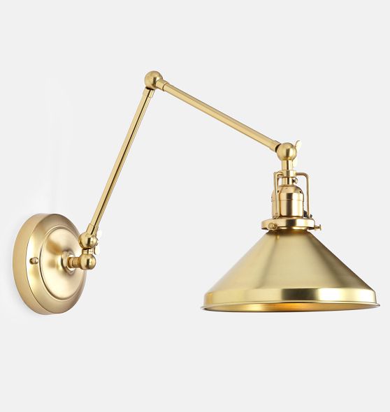 8 Brass Reflector Cone Shade