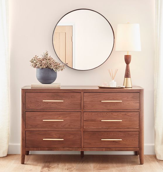 Shaw 56 6-Drawer Dresser